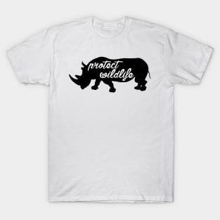 protect wildlife - rhino T-Shirt